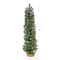 3ft. Pre-Lit Green Pine Artificial Christmas Tree with Burlap Base, Warm White Lights
